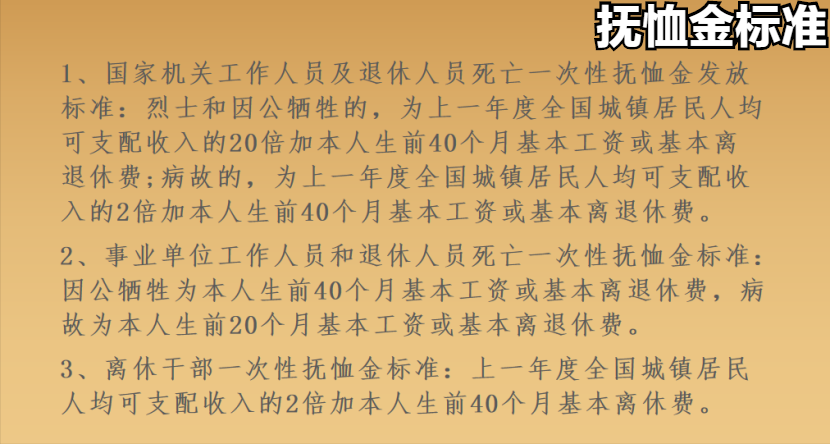 最新抚恤金标准及其背后的感人故事揭秘